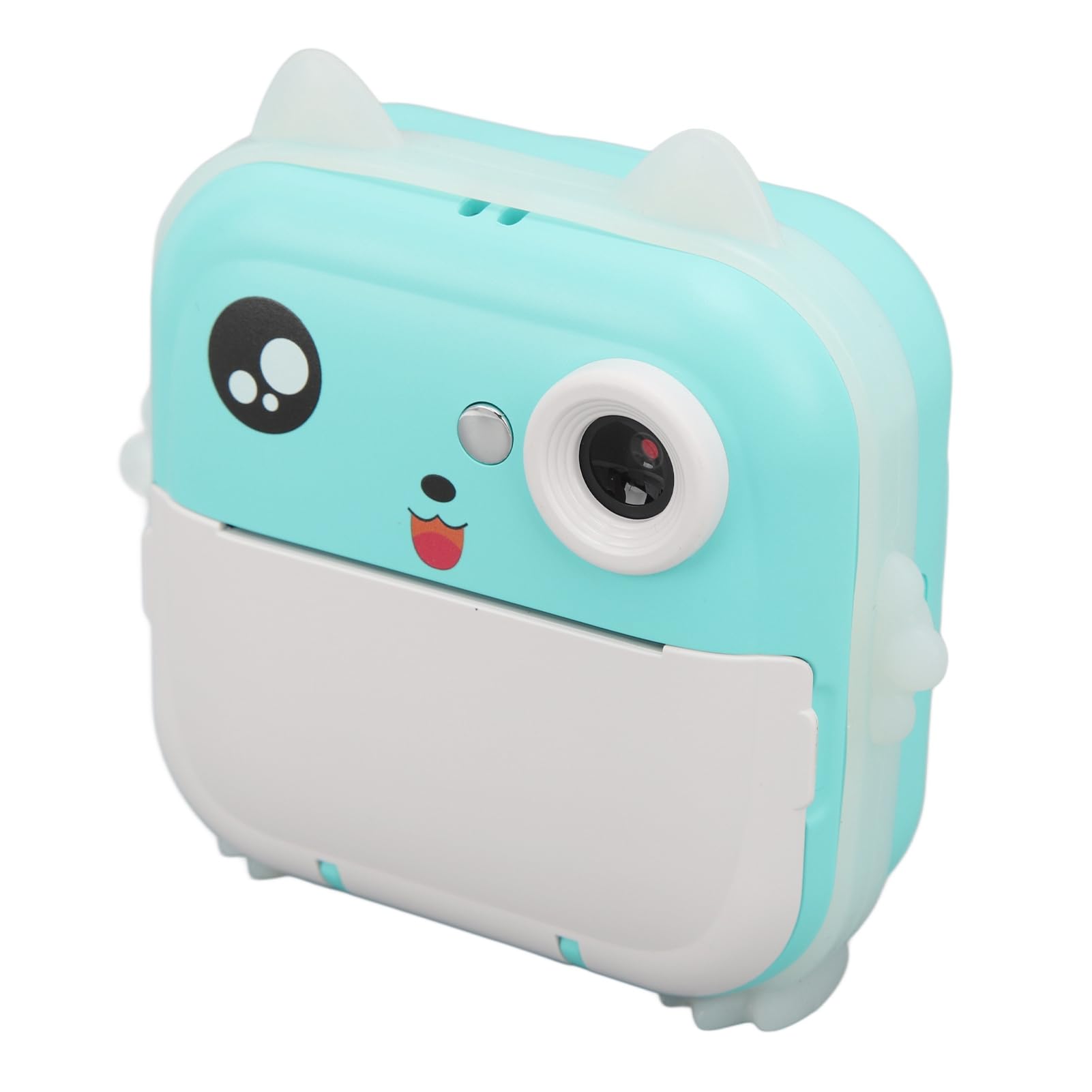 24MP Kids Digital Camera with Cartoon Prints - Multi Zoom Smart Instant Camera for Boys & Girls, Thermal Print Mini Camera (Blue) - Perfect for Birthday Gifts, Travel Photography & School Activities