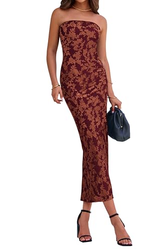 Floral Wine Red Brown Red