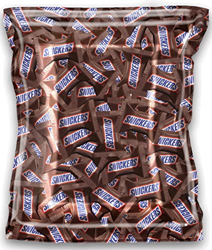 SupplyTiger Snickers Candy Bars 250 Count Bulk Pack - Perfect for Halloween, Birthday Party Favors, School Events & Office Snacks