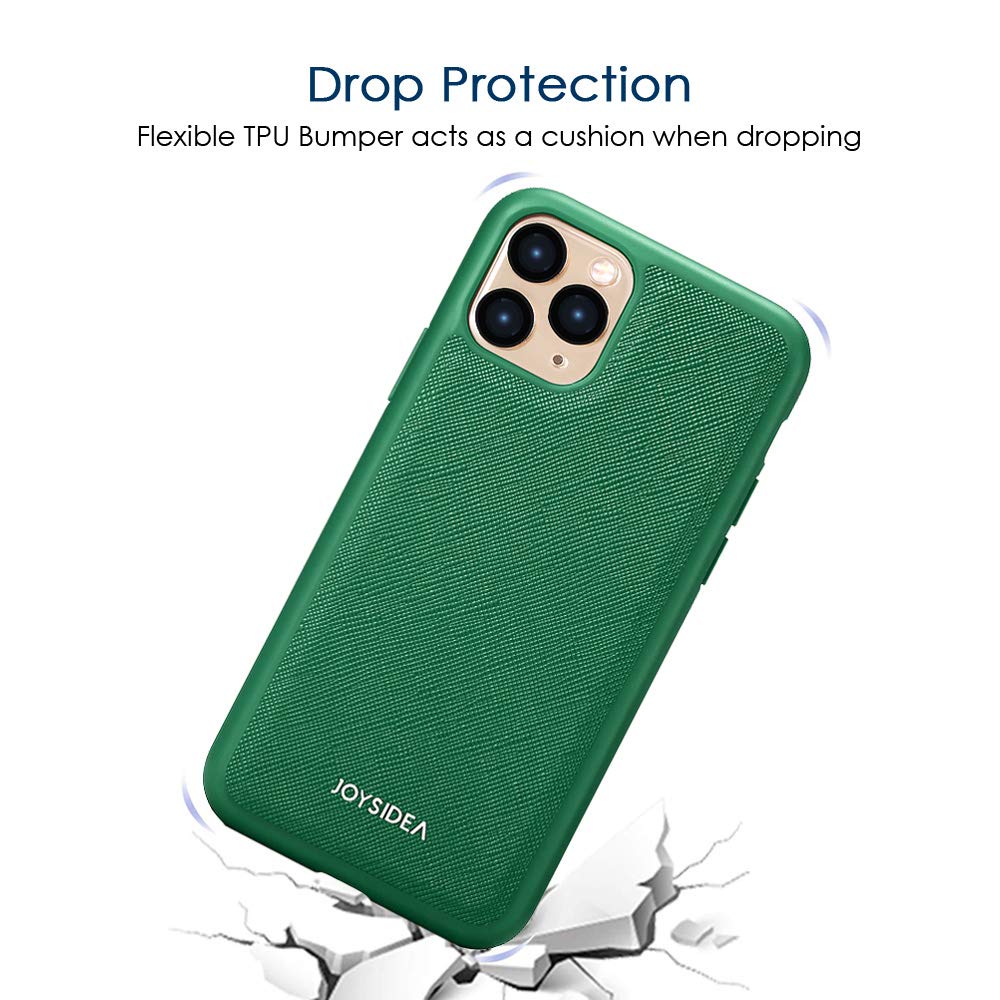 Premium Magnetic Car Mount & Wireless Charging PU Leather Case for iPhone 11 Pro Max (6.5