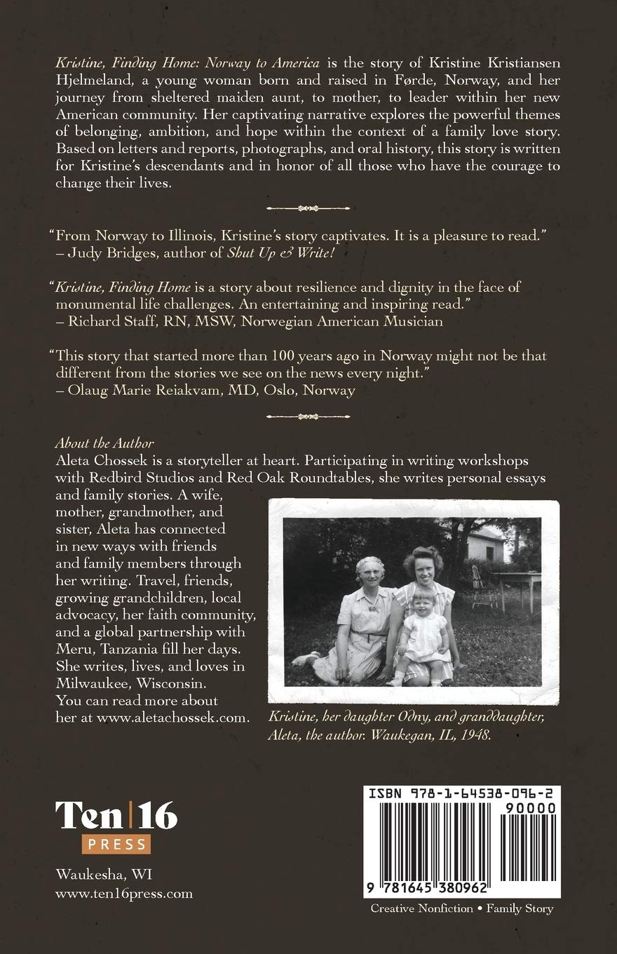 Kristine, Finding Home: Norway to America - A Heartwarming Immigration Story for Book Clubs & History Lovers