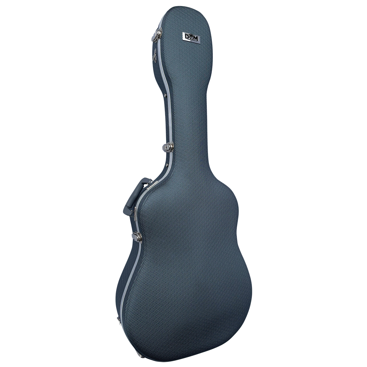 Premium DCM AC2C ABS/Fiber Deluxe Acoustic Dreadnought Guitar Case - Heavy Duty Protection for Travel & Stage Performances