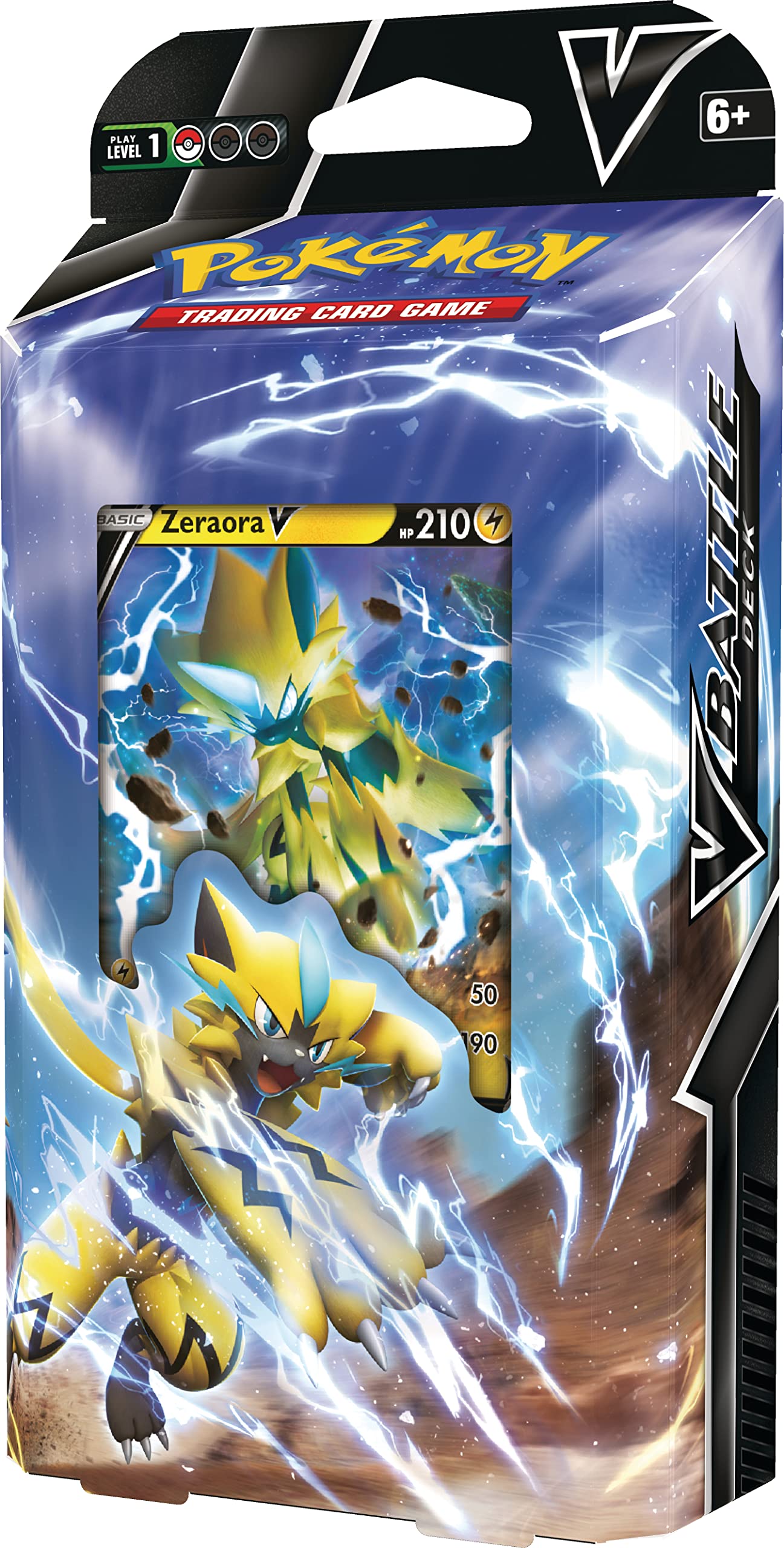 Pokémon Zeraora V Battle Deck - 60 Ready-to-Play Trading Cards for Collectors & Battles | Perfect for Tournaments, Game Nights & Gifts