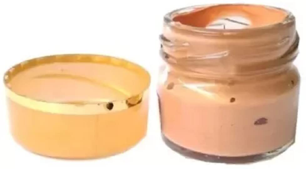 Gold Liquid Make-Up Cream Foundation - Long Lasting Full Coverage Foundation with Hydrating Formula for Flawless Skin | Perfect for Daily Wear, Special Occasions & Photo Shoots