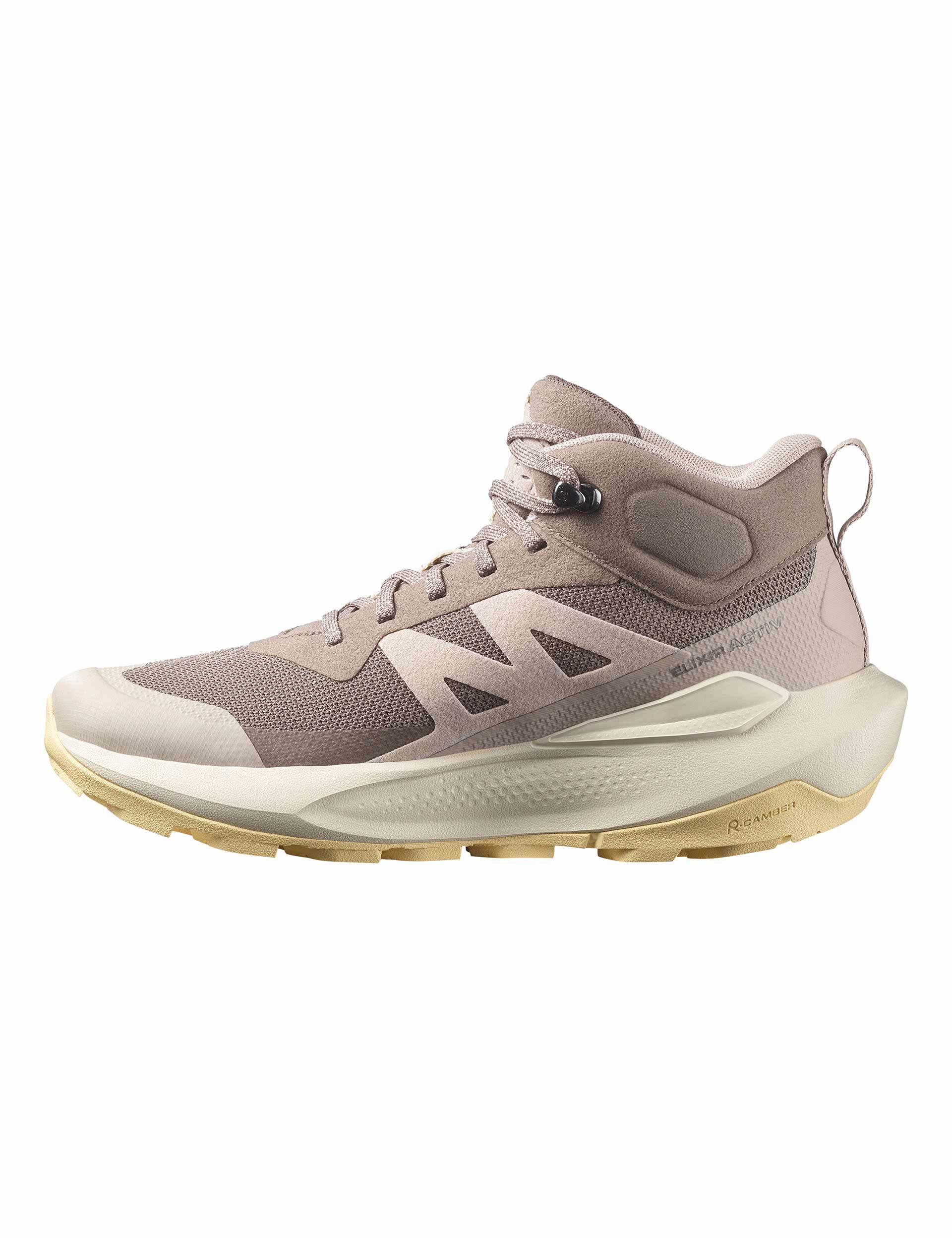 Elixir Activ Mid Gore-Tex Hiking Boots - Waterproof & Breathable for Men & Women - Iron/Ethereal/Tuc Sunlight - Perfect for Outdoor Adventures & Trail Running