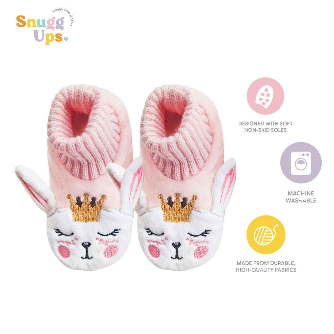 Soft & Cozy Splosh Toddler Bunny Slippers - Non-Slip Cute Animal Slippers for Kids Indoor & Outdoor Use - Perfect for Playtime, Bedtime & Home Comfort