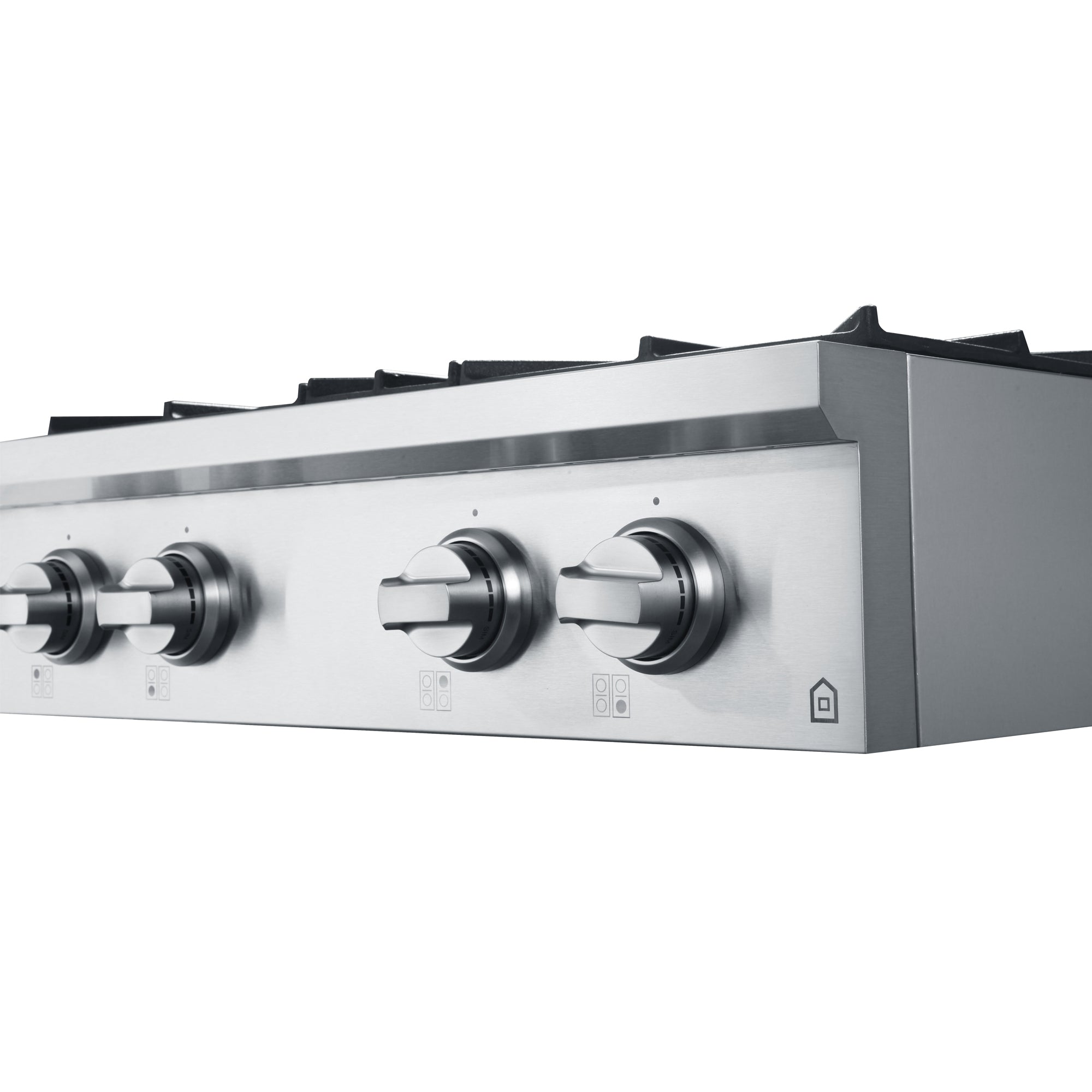 Ancona 2-Piece Commercial Kitchen Appliance Set - 30-Inch 4-Burner Gas Cooktop with 600 CFM Wall Mount Range Hood - Perfect for Home Chefs & Restaurant-Style Cooking
