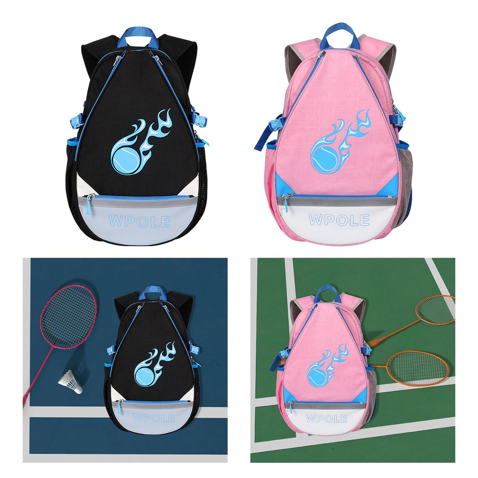 Premium Bnf® Tennis & Badminton Backpack for Men & Women - Durable Sports Bag for Travel, Training & Competition | Tennis Racquet Accessories | Ideal for Gym, Court & Outdoor Sports Activities