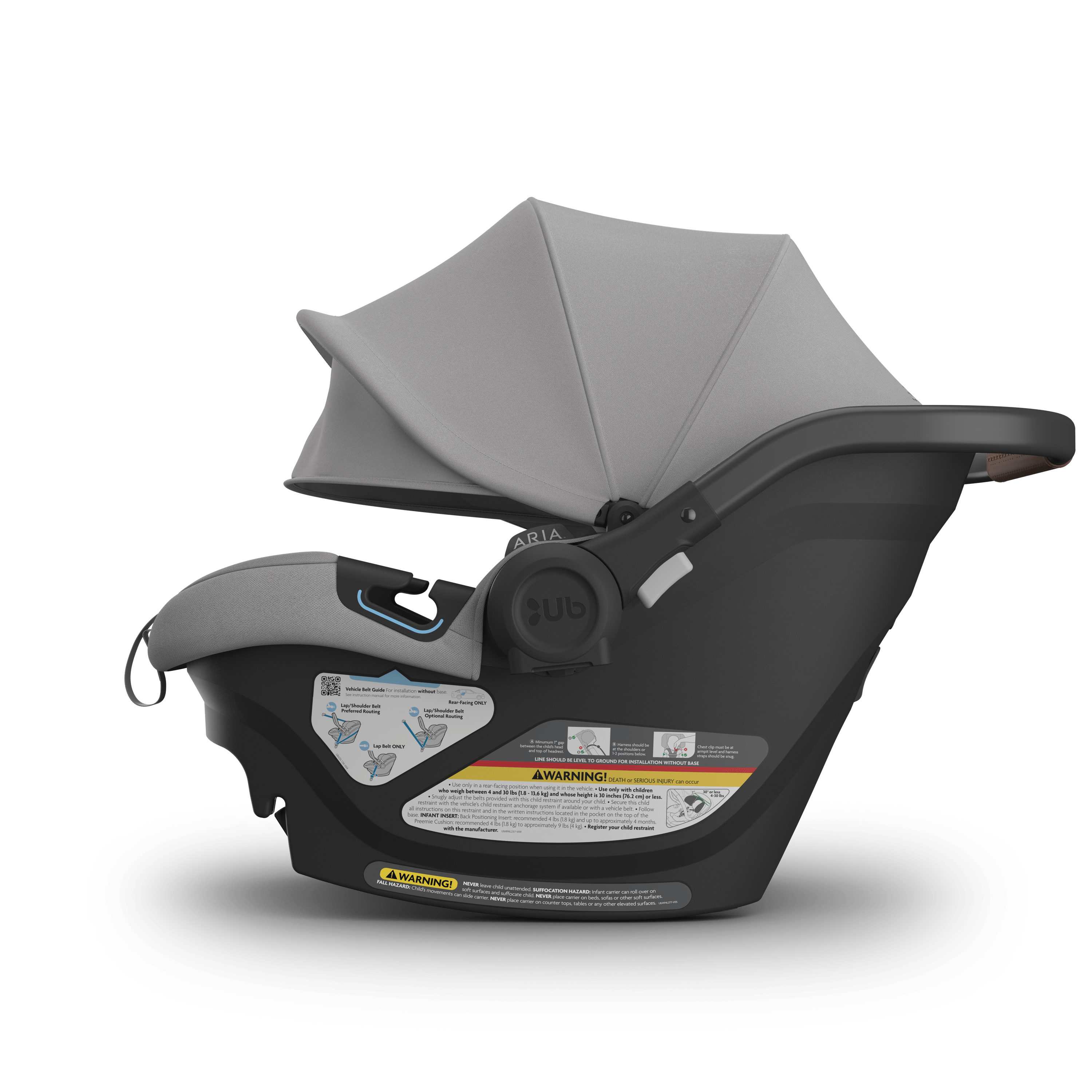 Uppababy Aria Lightweight Convertible Car Seat for Infants & Toddlers - Safe, Comfortable & Easy to Install - Perfect for Travel, Daily Commutes & Family Road Trips