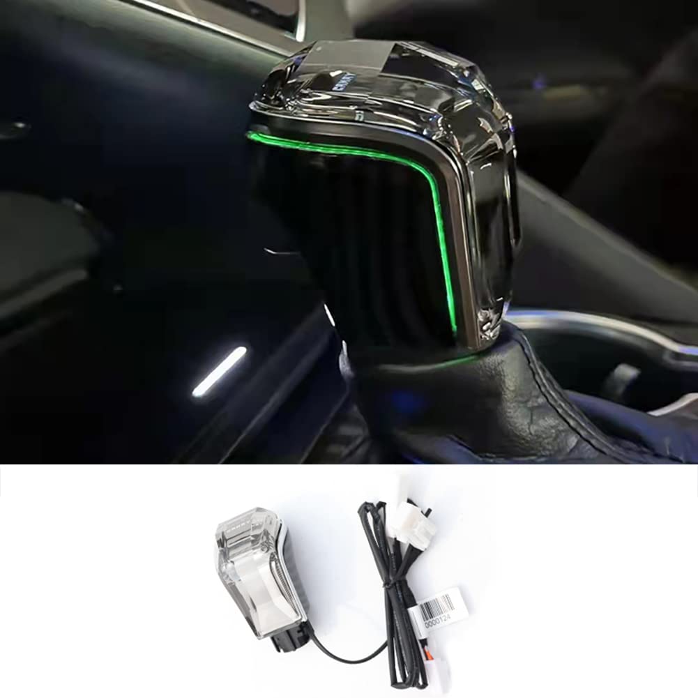 QHCP Carbon Fiber Pattern Crystal Gear Shift Knob Cover - Compatible with Toyota RAV4, Camry, Harrier, Highlander, Kluger, VENZA - Upgrade Your Interior & Enhance Driving Comfort (Perfect for Daily Commute & Road Trips)
