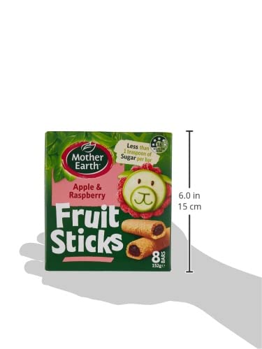 Raspberry White Chocolate Fruit Sticks 8 Bars - Vegetarian, No Artificial Sweeteners for Healthy Snacking