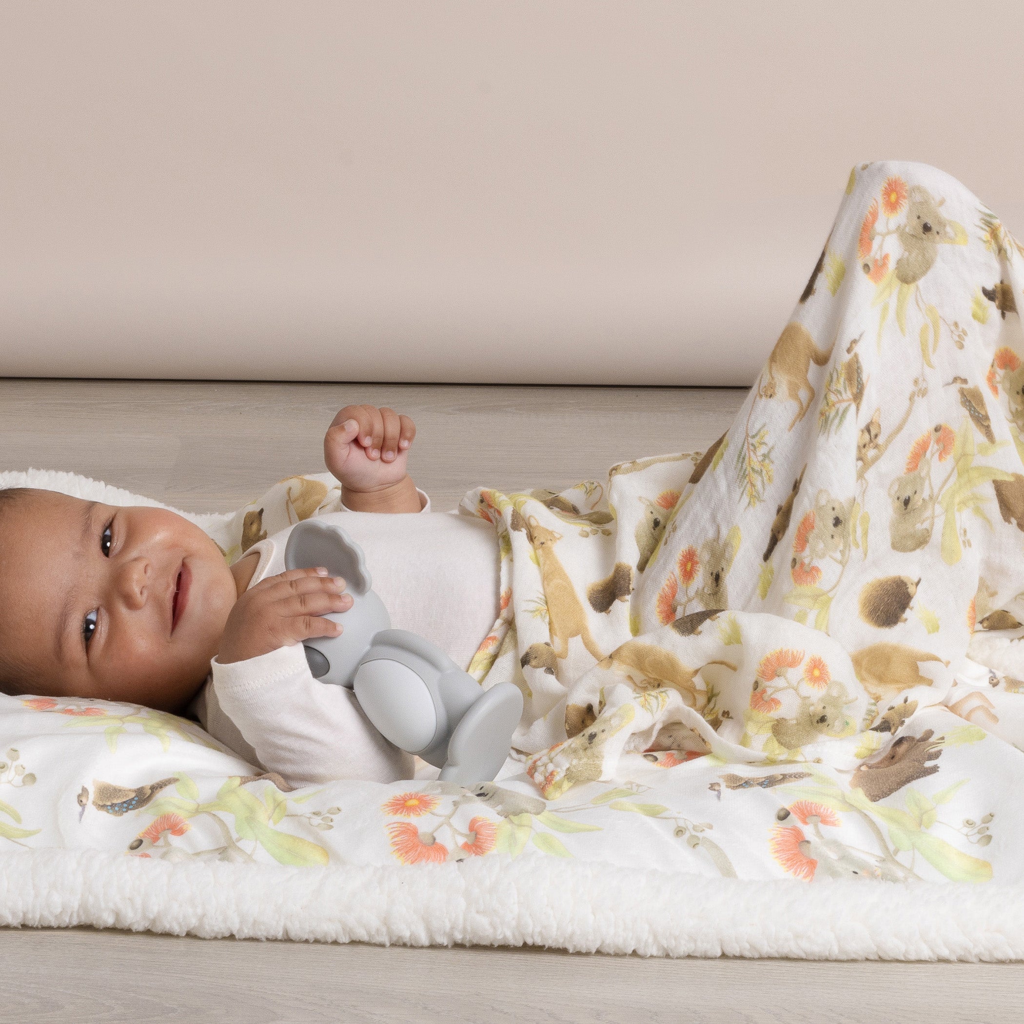 Premium Aussie Animals 3-Pack Muslin Swaddle Blankets - Soft Baby Wraps for Newborns & Infants | Perfect for Swaddling, Nursing Cover, and Stroller Blanket