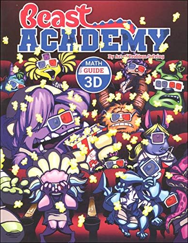 Beast Academy Grade 3 Complete Math Books Set (8 Books) - Math Guide & Practice Workbooks 3A, 3B, 3C, 3D | Homeschool Curriculum, Elementary Math Learning for Kids Ages 8-10