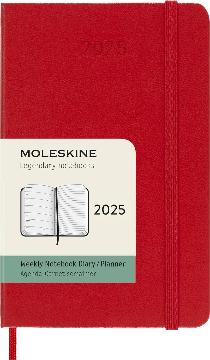 Moleskine Classic 2025 Weekly Planner - 12 Month Pocket Size (3.5