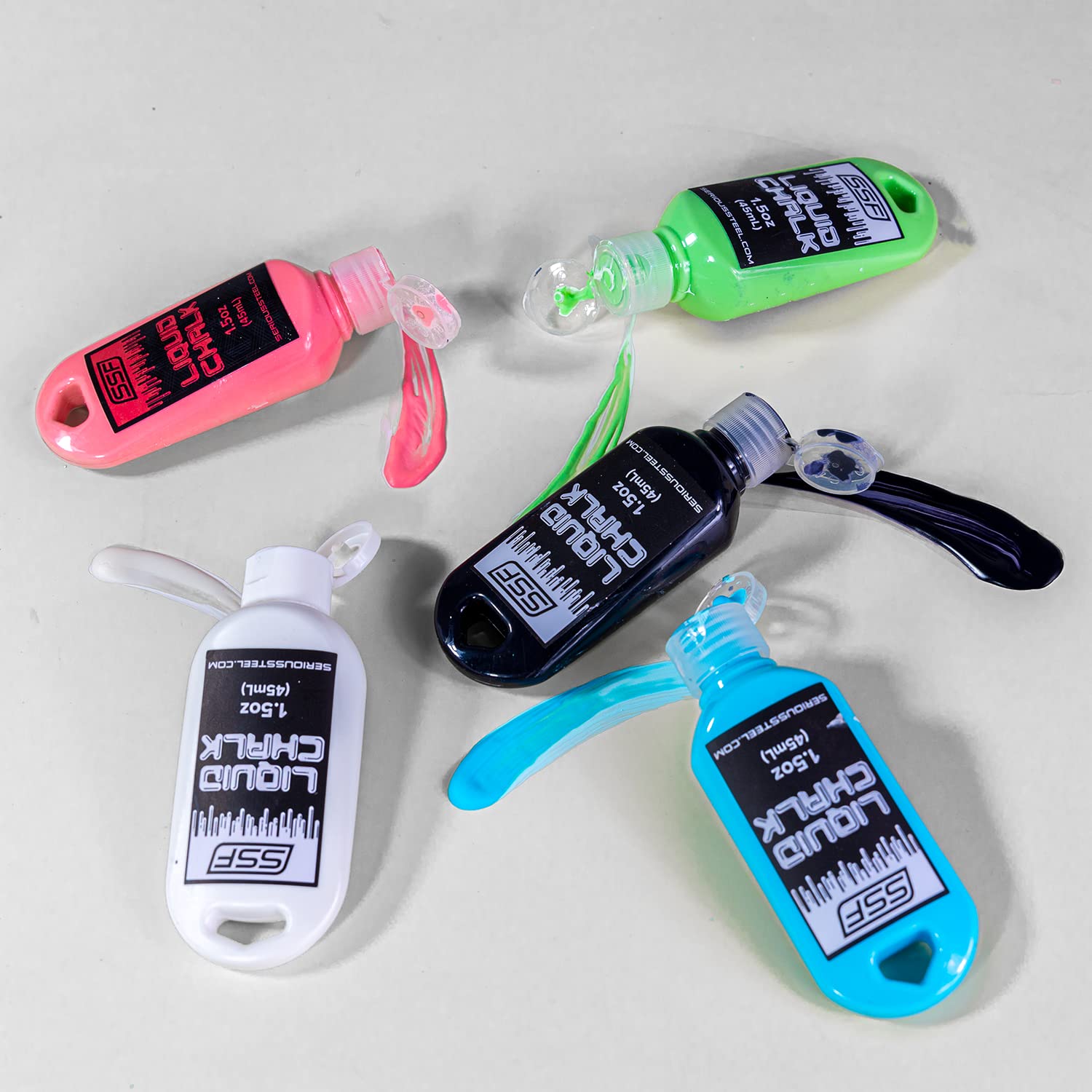 SERIOUS STEEL FITNESS Liquid Chalk for Weightlifting - 1.5 oz (45ml) Grip Enhancer for Powerlifting, Rock Climbing, CrossFit & Gym Training - Perfect for Sweaty Hands During Intense Workouts