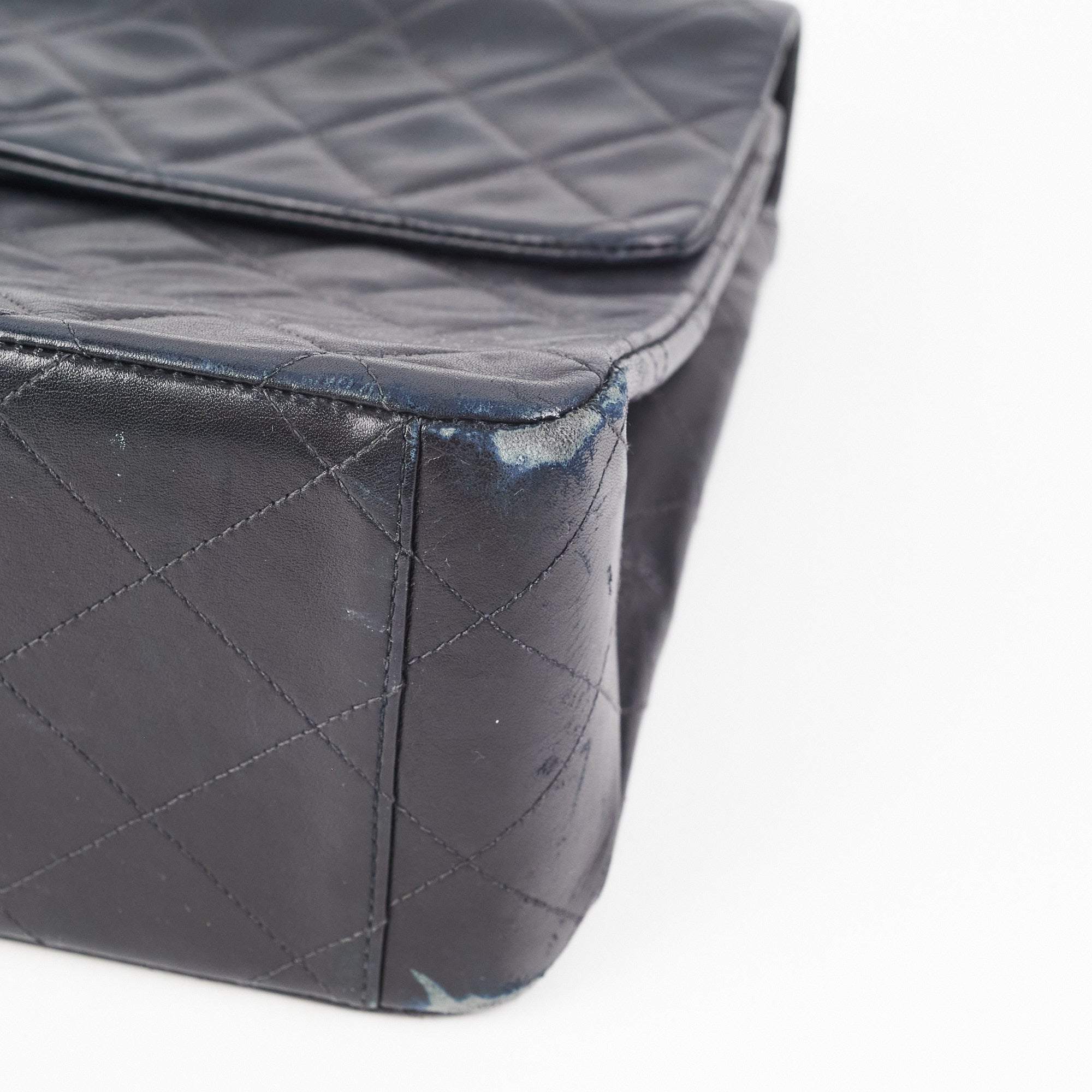 Vintage Chanel Maxi Flap Bag in Black with 24K Gold Hardware - Perfect for Luxury Fashion & Special Occasions