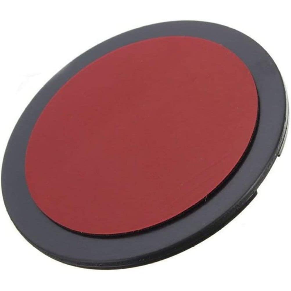 4-Pack 80mm Adhesive Car Dashboard Mounting Discs - Heat Resistant GPS & Smartphone Mounting Pads for Secure Device Attachment - Perfect for Road Trips, Commuting, and Hands-Free Navigation