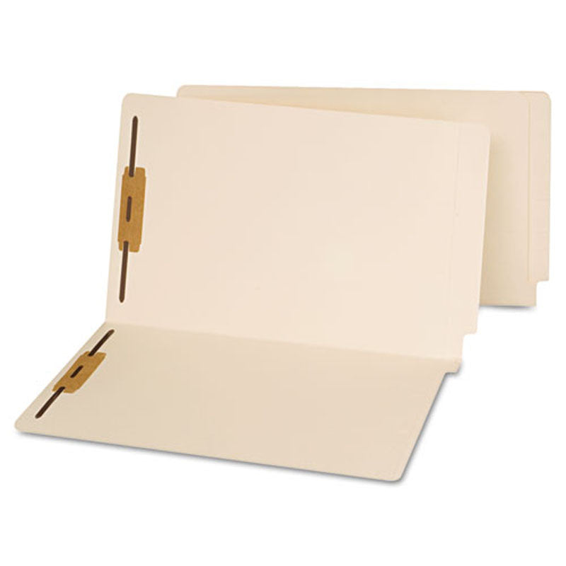 Durable Reinforced Manila End Tab Folders with Fasteners - Box of 50 - Perfect for Office Filing, Document Organization & School Projects