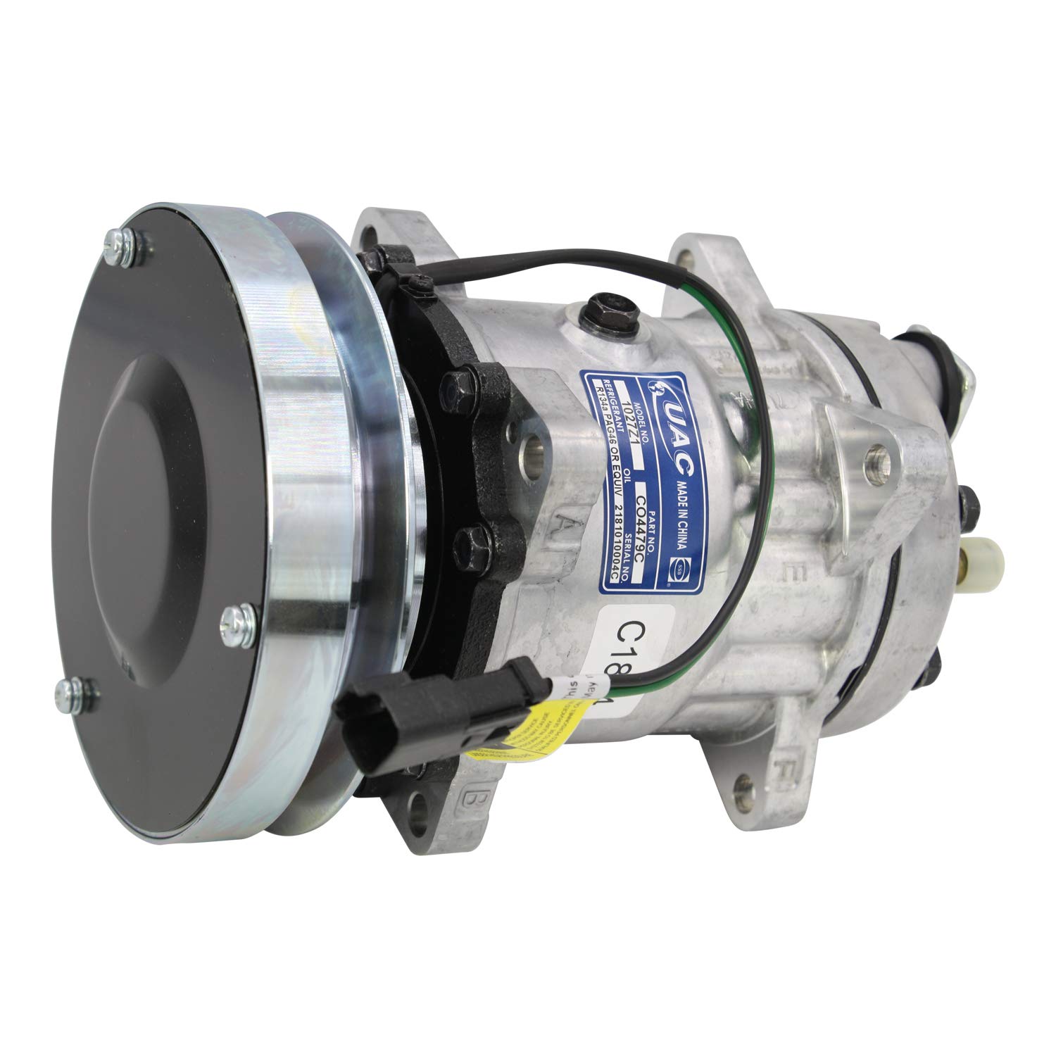 AC Compressor for Caterpillar Models - OEM 1065016E 1065122 3E1909 Replacement | Heavy Duty Truck & Construction Equipment Air Conditioning System