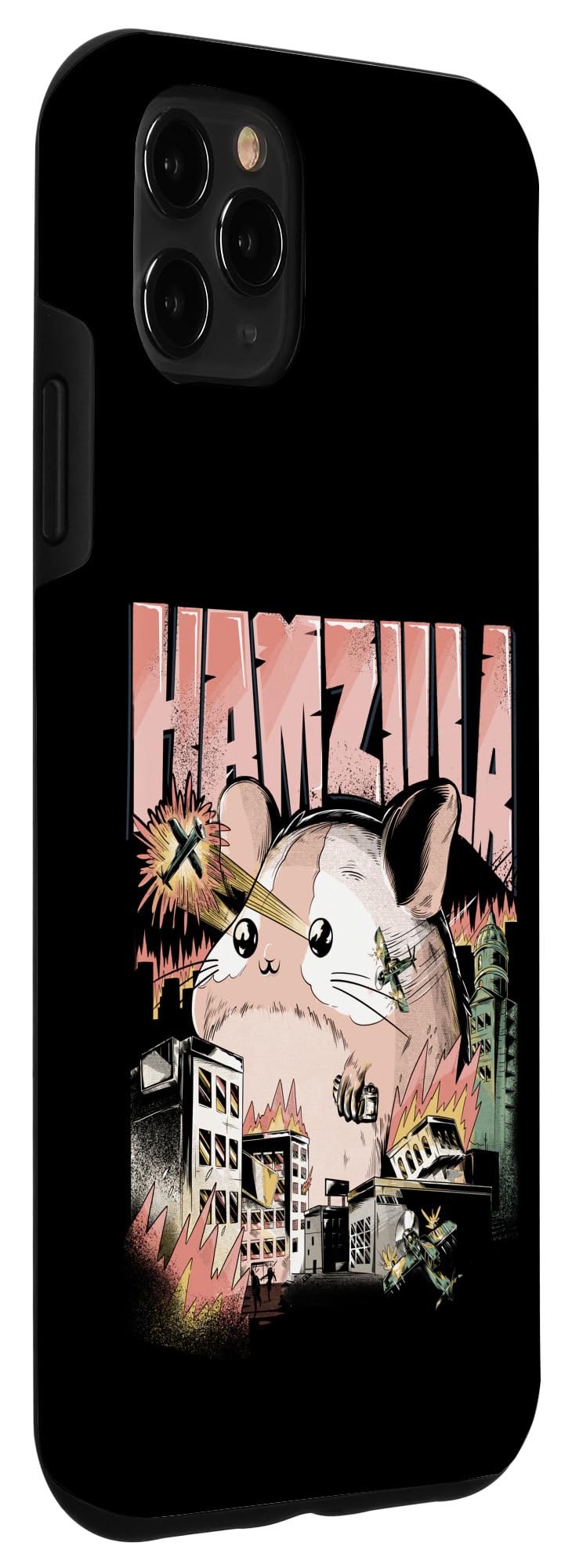 Premium iPhone 11 Pro Max Case - Cute Syrian Golden Roborovski Campbell's Dwarf Hamster Design | Shockproof Protective Phone Cover for Work, Travel & Daily Use