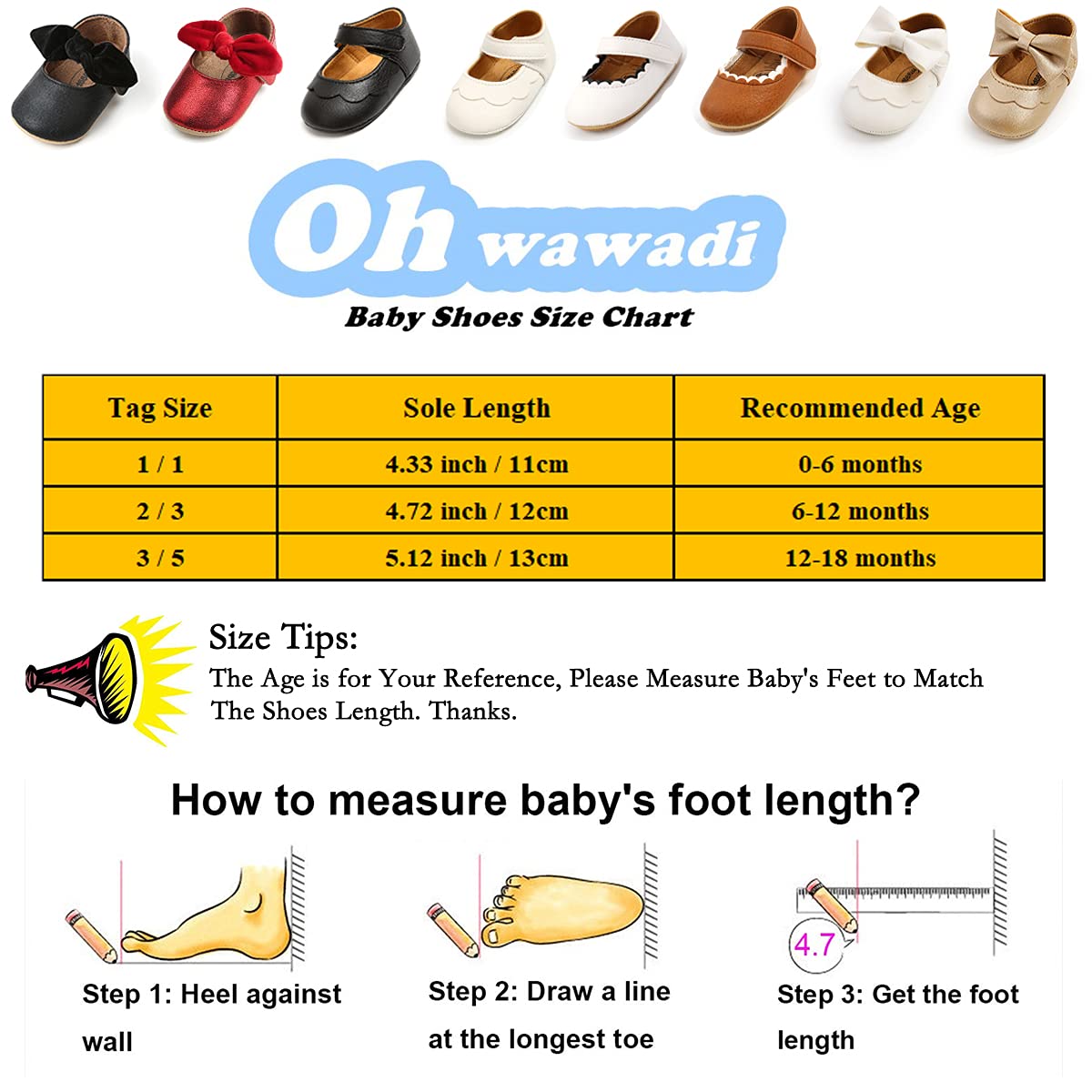 Baby Girl Shoes Soft Sole Mary Jane Flats for Infant Toddler Walking - Comfortable Prewalkers & First Walkers - Perfect for Weddings, Parties, and Special Occasions