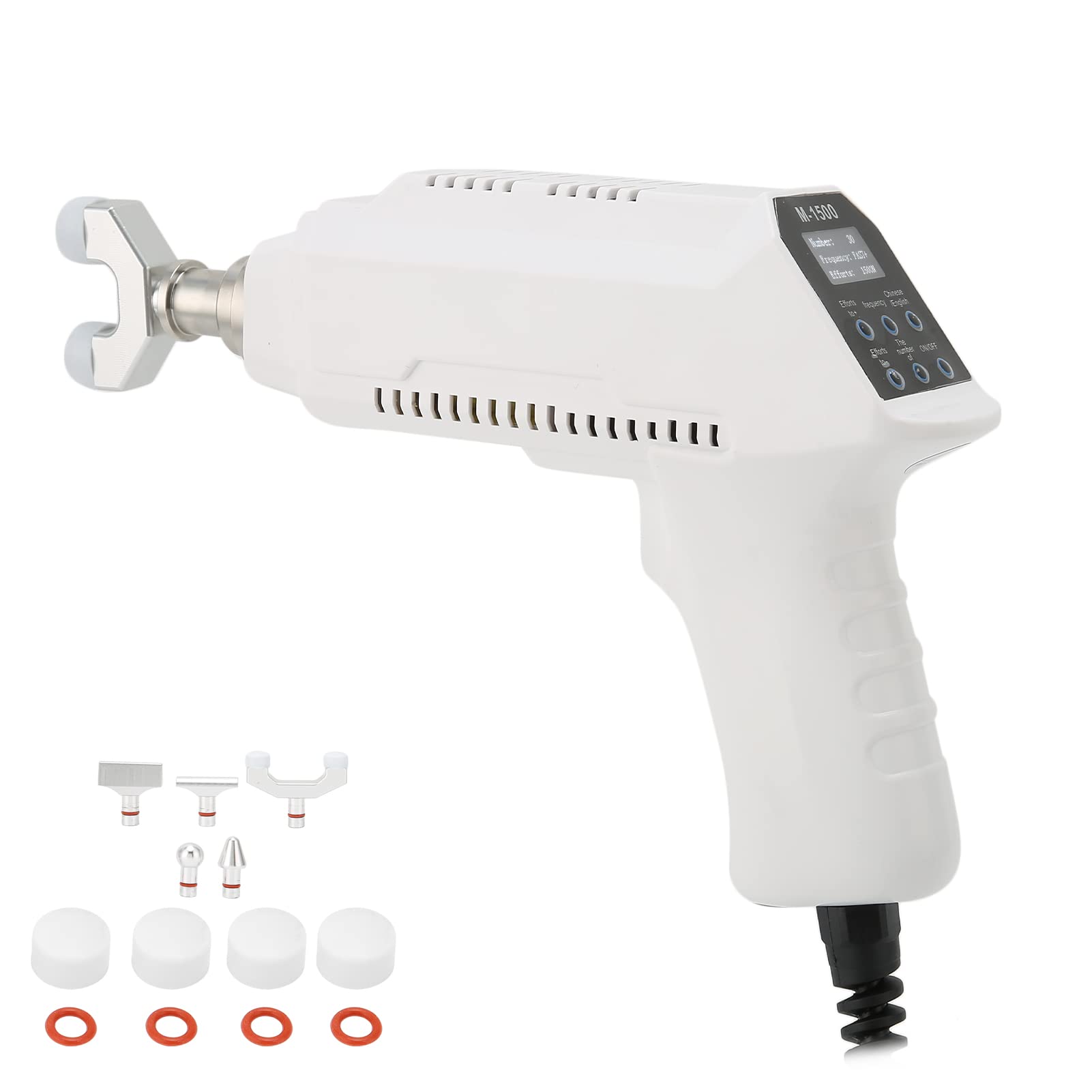 Professional Chiropractic Massage Gun for Pain Relief - Adjustable Deep Tissue Percussion Massager for Neck, Back & Joint Pain - Ideal for Cervical Spondylosis, Muscle Soreness & Body Recovery - Perfect for Home, Office & Gym Use - Men & Women