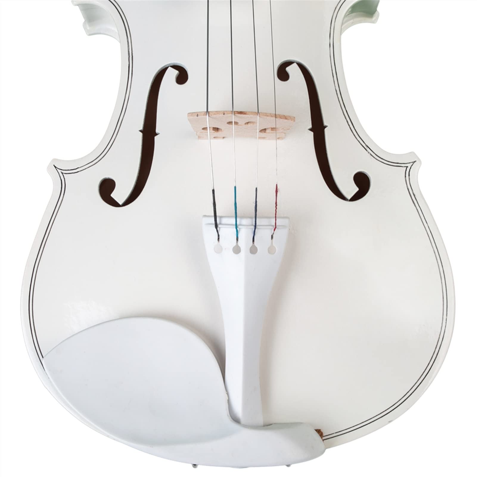 4/4 Full Size Acoustic Violin for Adults & Beginners - Maple Wood Violin with Bow, Bridge & Carrying Case - Perfect for Music Lessons, Practice & Performances