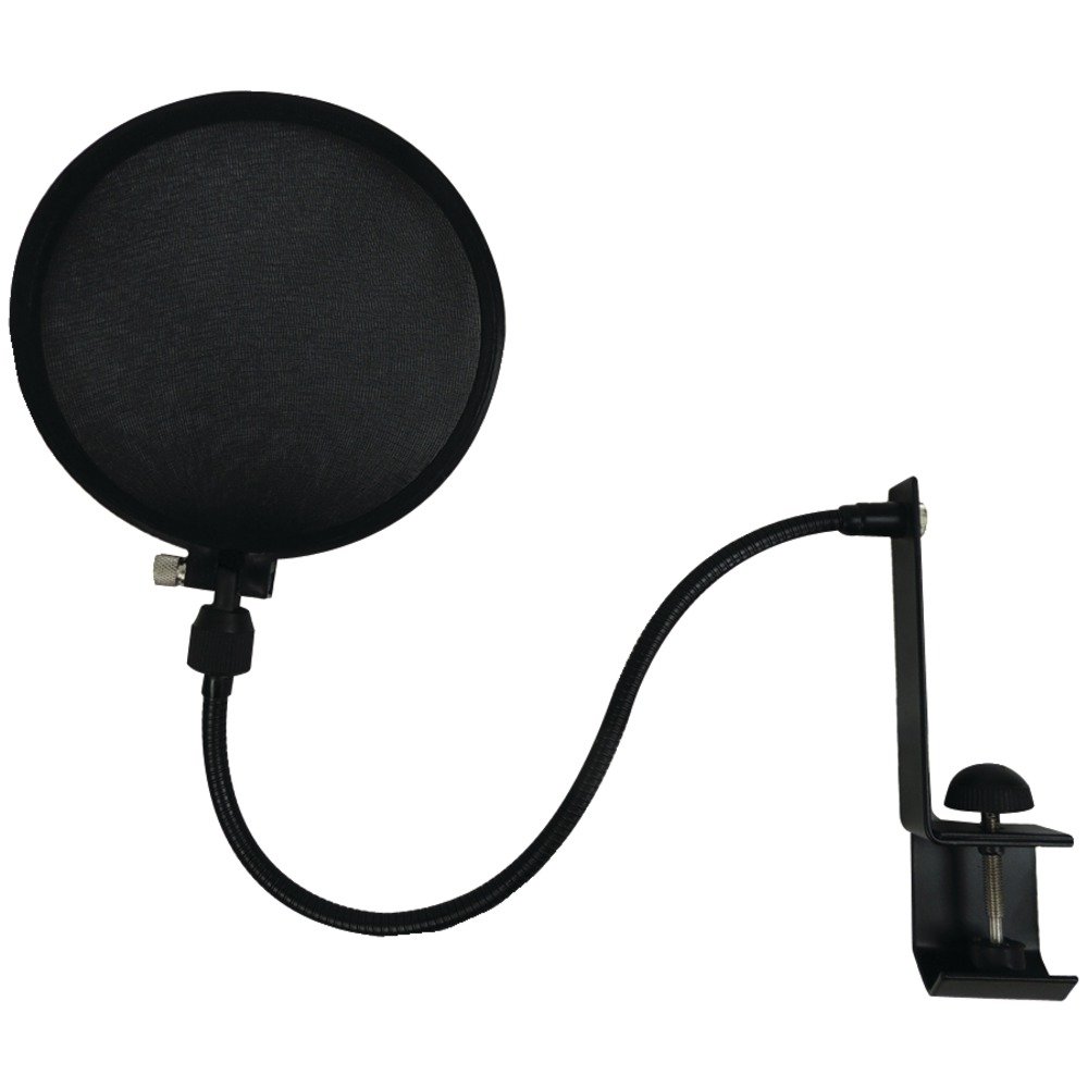 NADY SPF-1 Professional Microphone Pop Filter with Adjustable Boom Arm & Stand Clamp - Perfect for Home Studio, Podcasting & Voice Recording