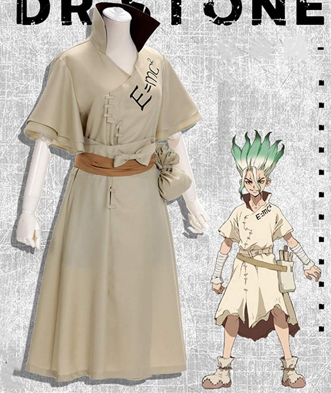 Revision Stone Cosplay Senku Costume Full Set for Halloween, Christmas, Cosplay Events – Perfect for Anime Conventions & Themed Parties
