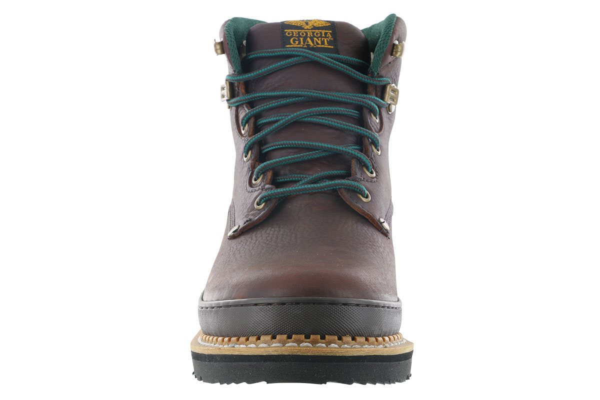 Georgia 6 Soft Toe Boots for Men - Comfortable Work Boots with Slip-Resistant Outsole - Perfect for Construction, Landscaping & Outdoor Work