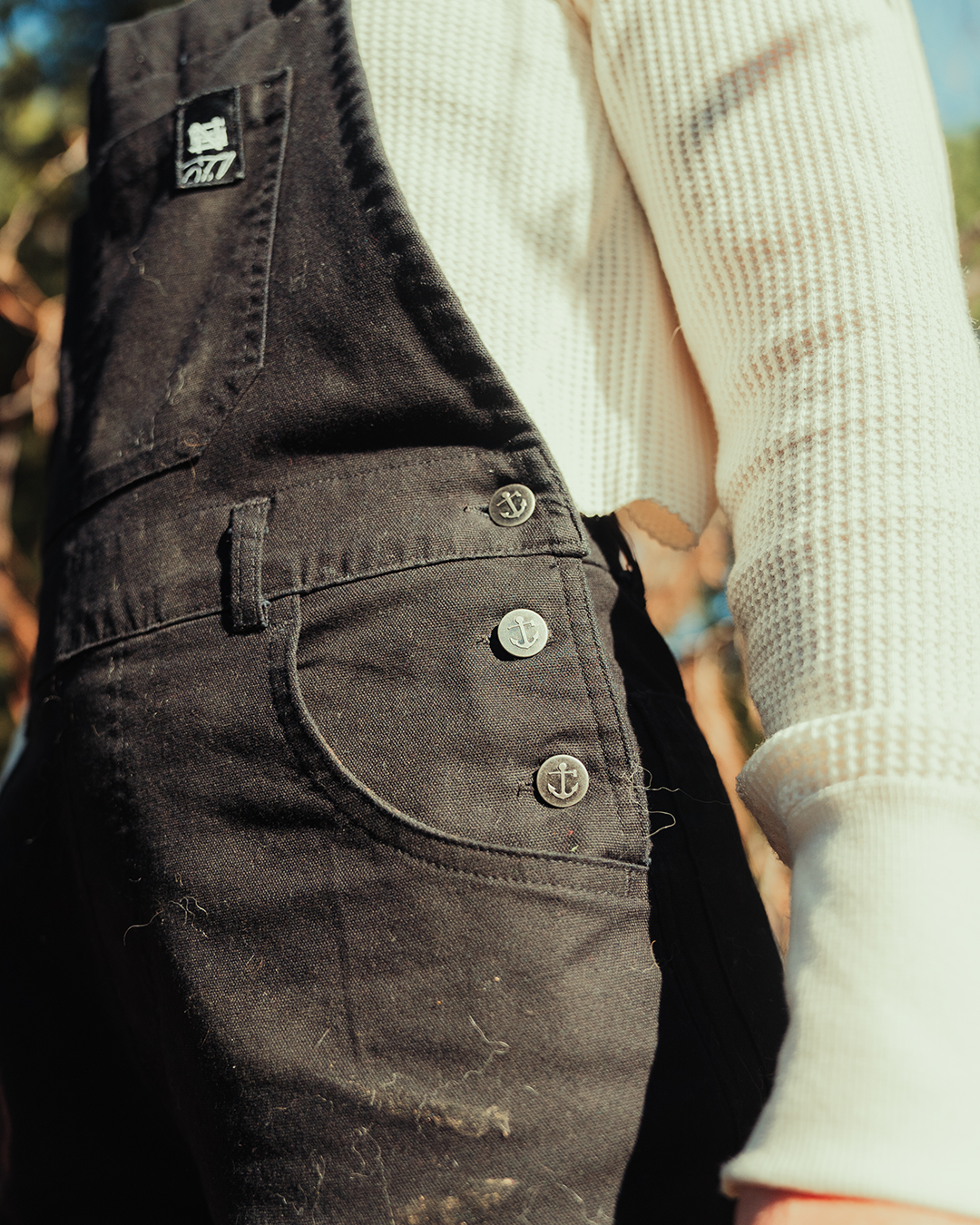 Women's Black Forever Overalls - Stylish & Comfortable Denim Jumpsuit for Casual Wear, Work & Outdoor Activities