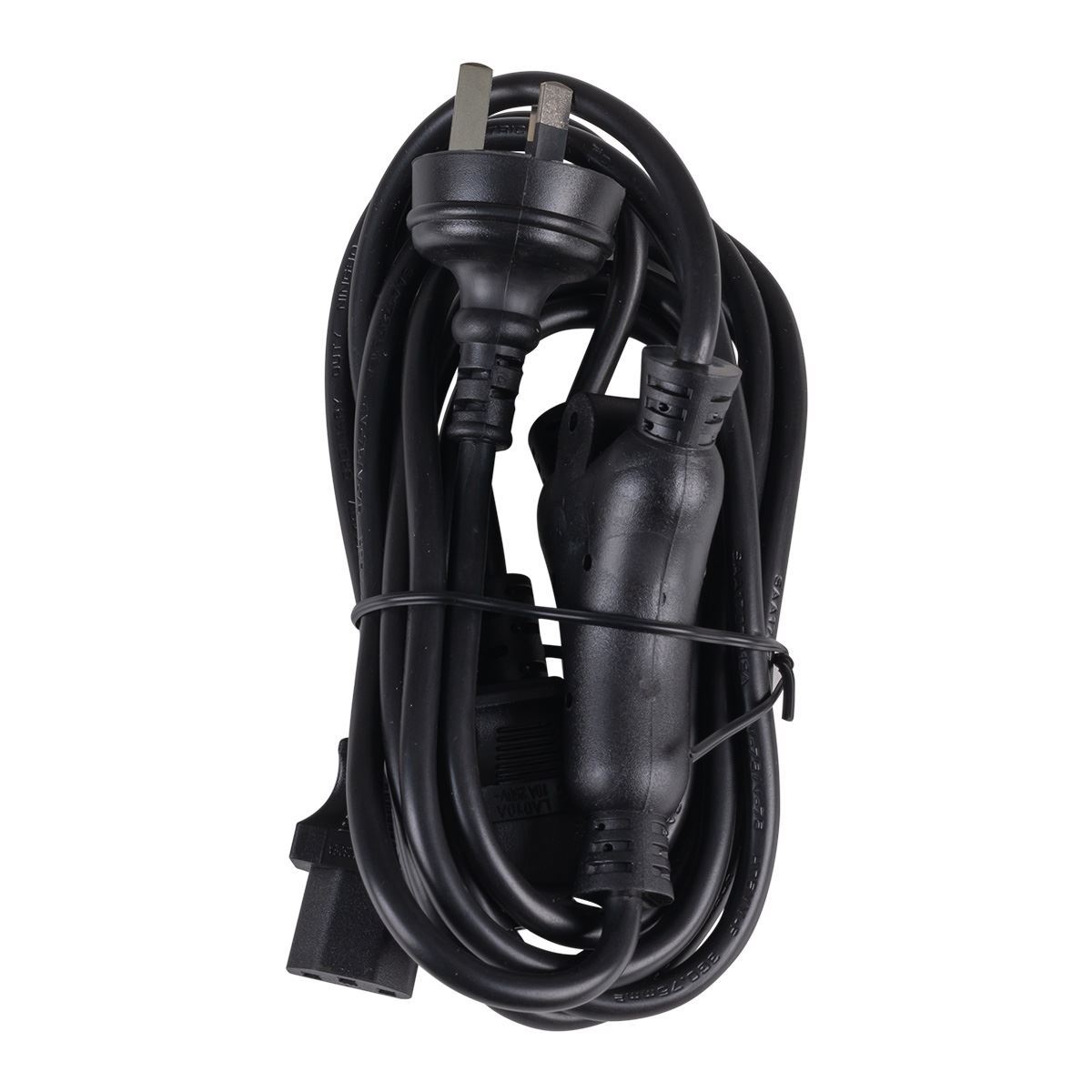 2M Y Power Splitter Cable - 3 Pin Plug to 2x IEC C13 Female Connectors 10A 250V SAA Certified 0.75mm² for Computer, Server & Office Equipment Power Distribution