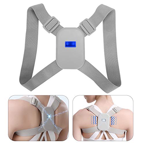 Adjustable Posture Corrector for Men & Women - Intelligent Back Brace with Shoulder Support - Upper Back Straightener for Office, Gaming & Daily Use