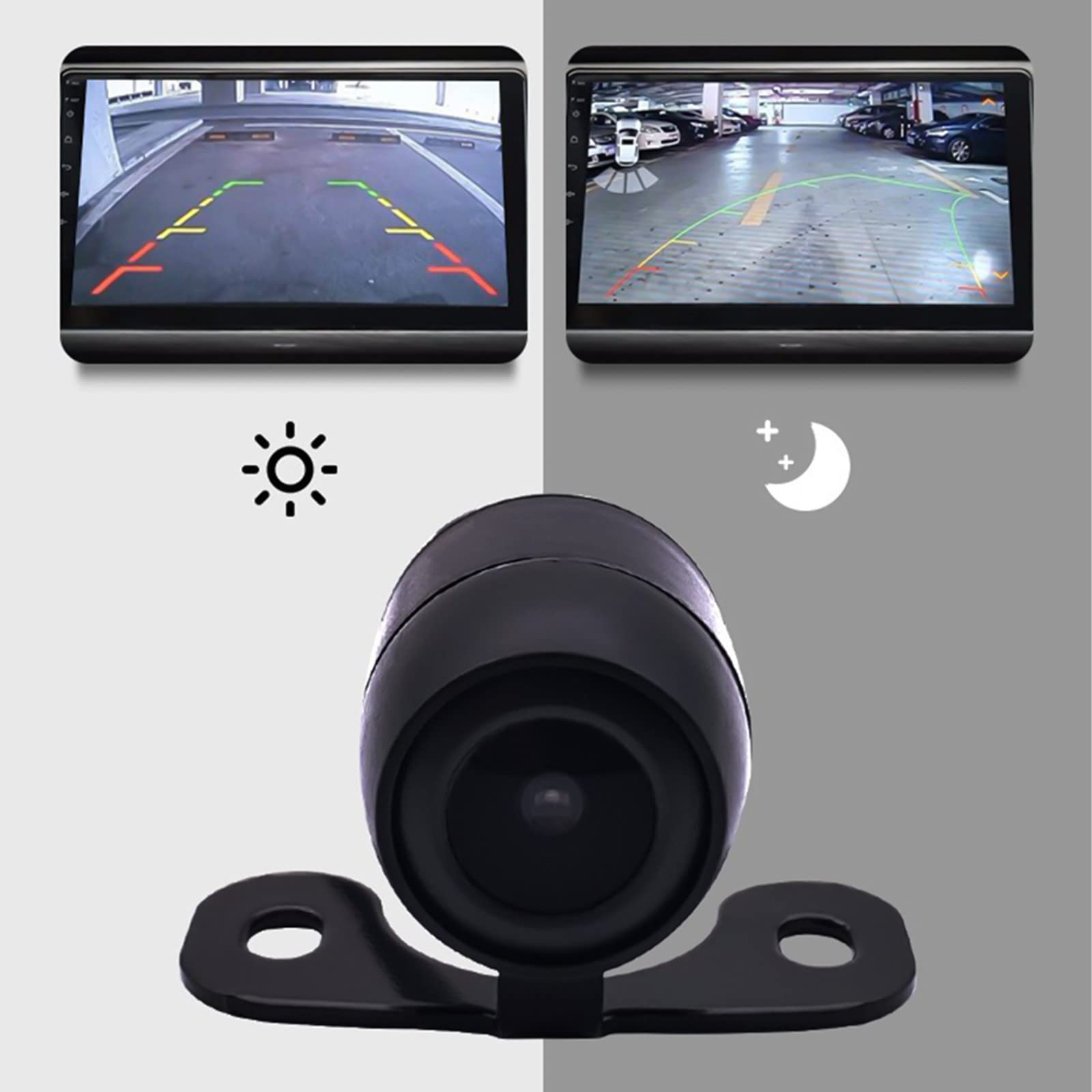 HD Waterproof Backup Camera for Small Cars - Front & Rear View with Night Vision - Perfect for Parking, Reversing & Night Driving