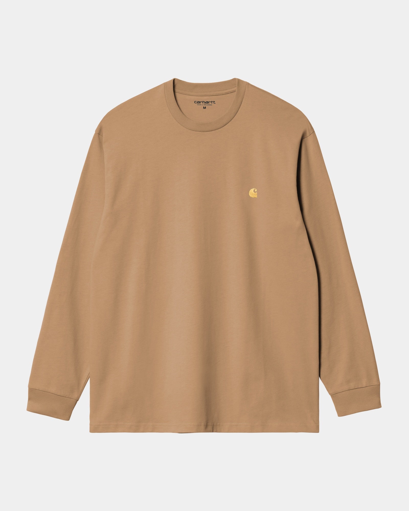 Chase Long Sleeve T-Shirt for Men | Premium Cotton Casual Shirt in Dusty Hamilton Brown | Perfect for Work, Travel & Everyday Wear