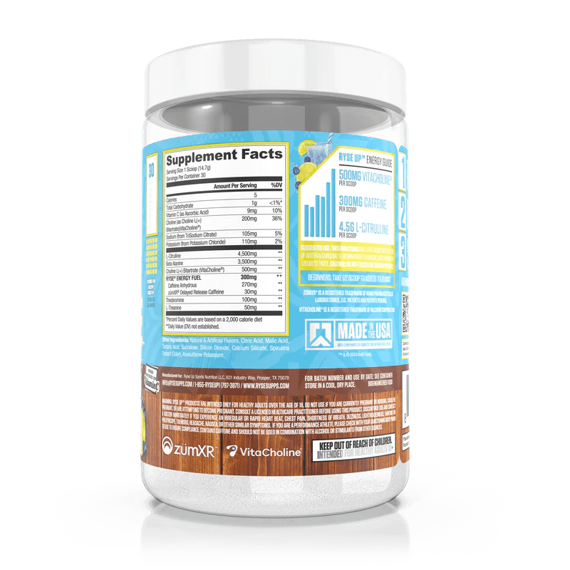 Ryse Loaded Pre-Workout Supplement - Boost Energy, Focus & Performance for Gym & Fitness Training | Ideal for Athletes & Bodybuilders