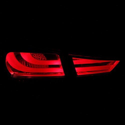 Smoke LED Tail Lights Assembly Set for Hyundai Elantra 2017-2023 (4 Pcs) - Left & Right Side Replacement - Bright & Durable Brake Lights - Perfect for Night Driving & Enhanced Safety