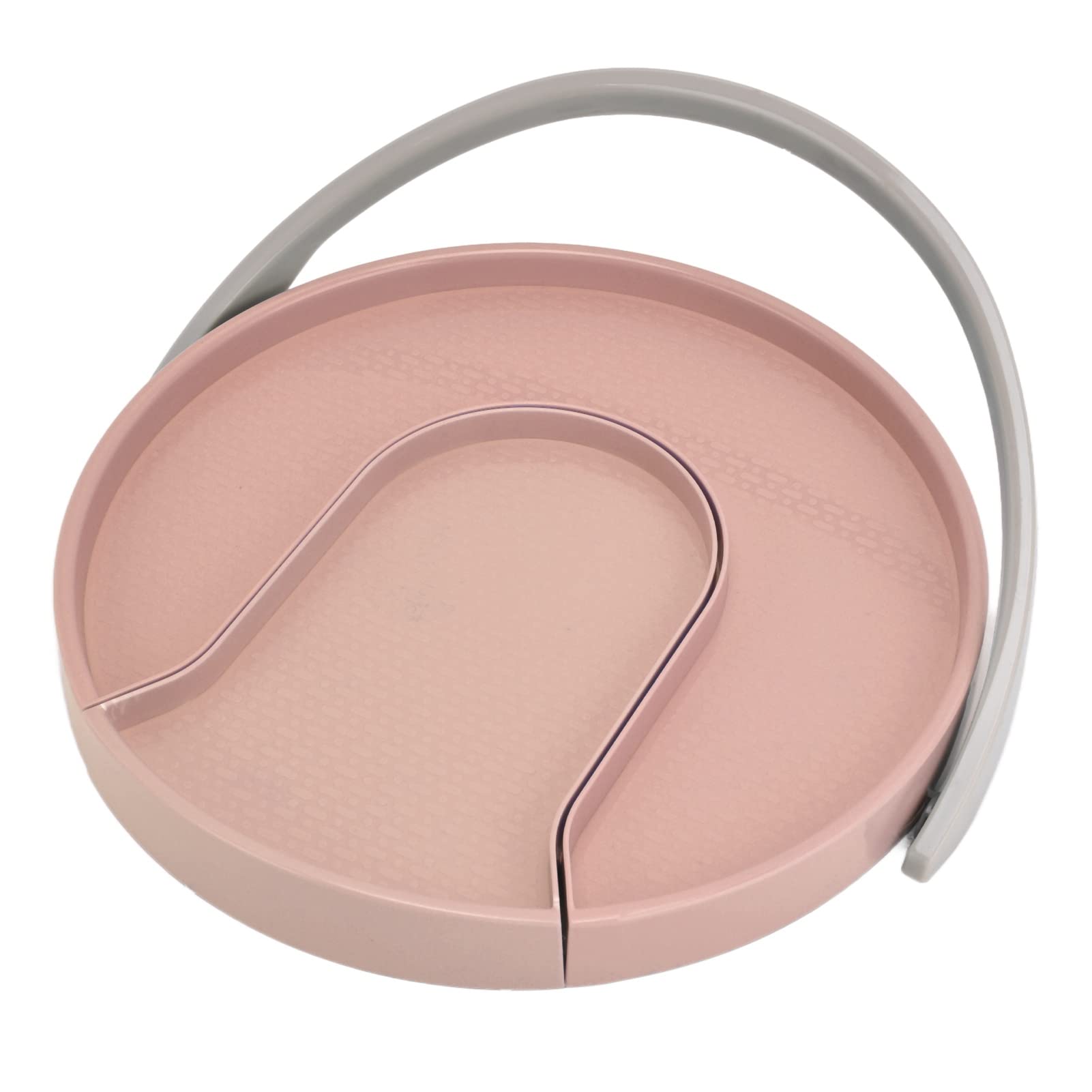 Pink Kitchen Turntable - 360° Rotating Organizer for Spices, Condiments & Pantry Storage | Space-Saving Cabinet & Countertop Lazy Susan for Easy Access