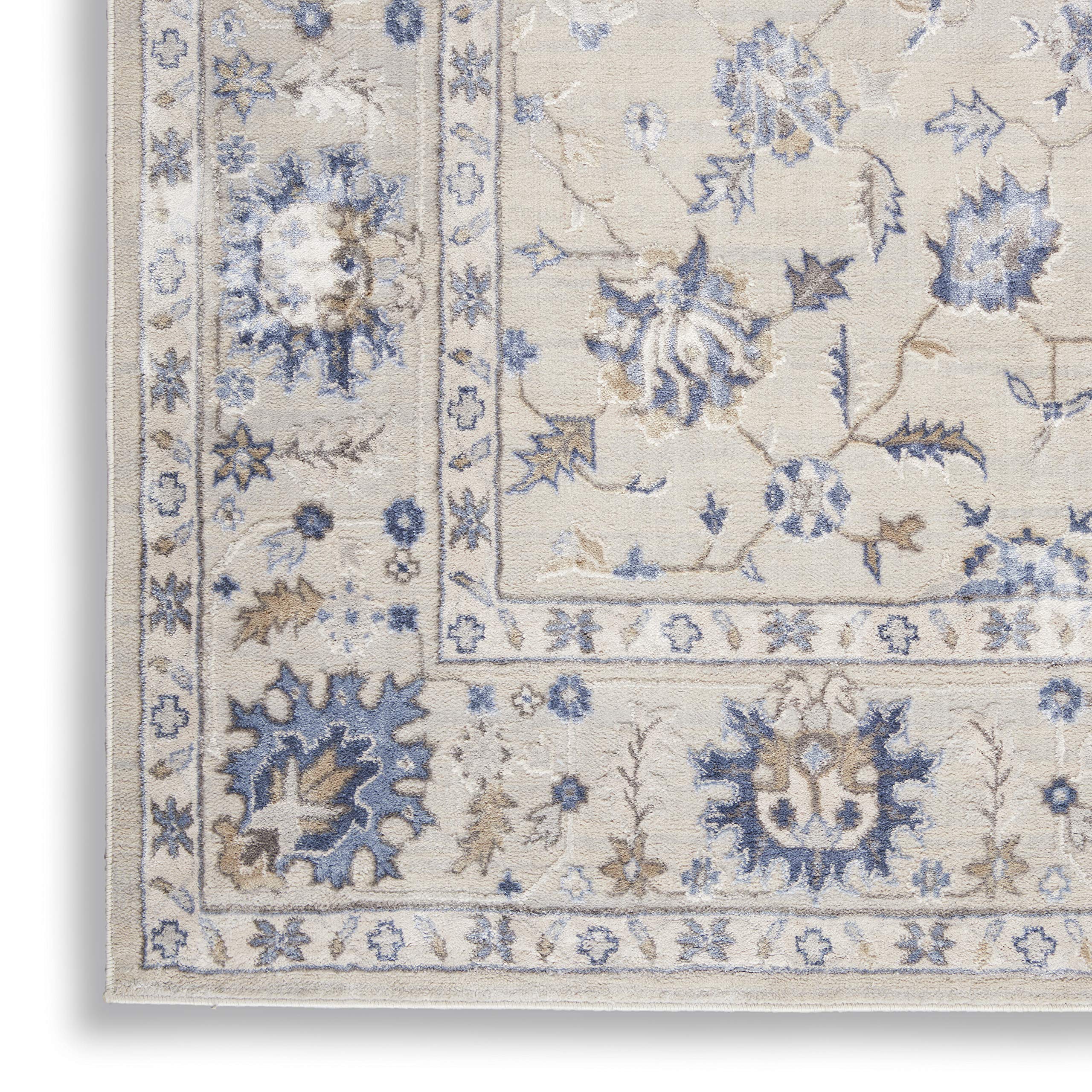 Nourison Sleek Textures Traditional Ivory 3'11