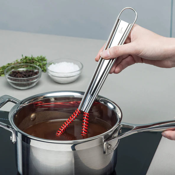 Premium Silicone Whisk - Medium Size, Heat-Resistant & Non-Scratch for Baking, Cooking, Mixing - Perfect for Kitchen, Cake Decorating & Egg Beating