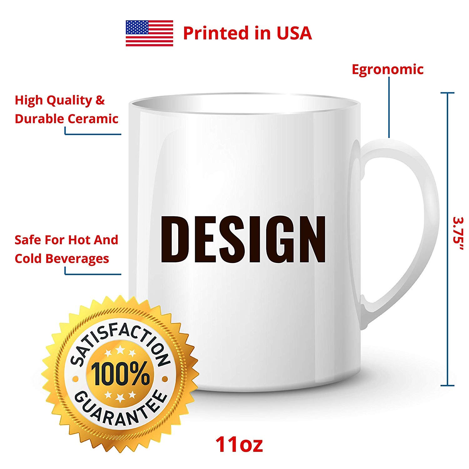 Funny Coffee Mug - Because I'm a Jackass That's Why - 11oz Ceramic Mug - Perfect for Office Humor, Gifts & Daily Coffee Lovers