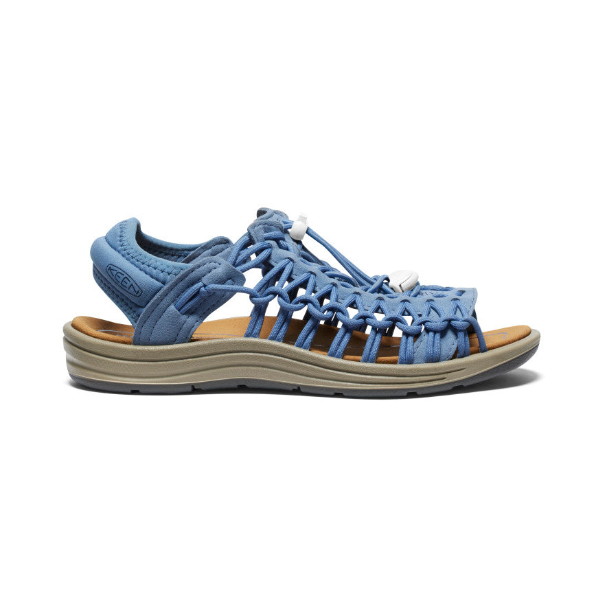 UNEEK II Women's Open Toe Sneakers - Coronet Blue/Plaza Taupe | Comfortable Walking Shoes for Outdoor Activities & Casual Wear