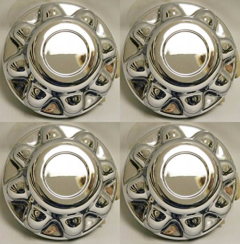 Set of 4 - PHOENIX QT765CHN-x4 Chrome Plated Hub Caps & Lug Nuts for 16