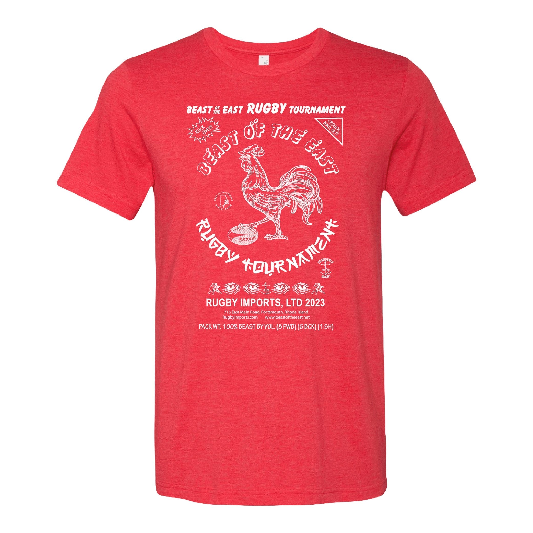 BOE 2023 Spicy Rugby T-Shirt for Men - Cool Graphic Print Short Sleeve Tee - Perfect for Rugby Games, Sports Events & Casual Streetwear