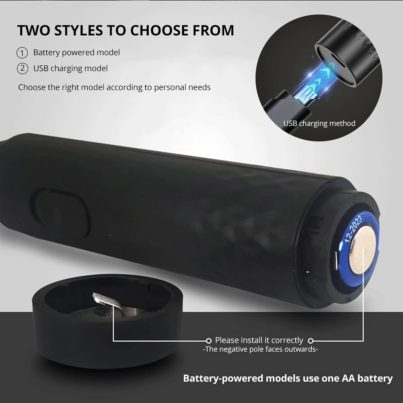 Electric Nose Hair Trimmer for Men & Women - USB Rechargeable, Waterproof, Painless Nose Hair Removal with Mini Scissors - Perfect for Travel, Grooming & Personal Care