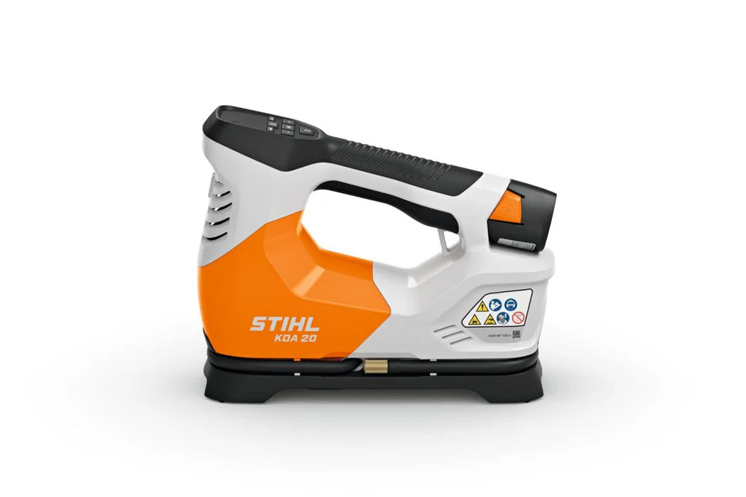 STIHL KOA 20 10.8V Cordless Air Compressor Kit - Portable Battery Powered Air Pump for Tires, Inflatables & Sports Equipment - Perfect for Camping, Road Trips & Emergency Use