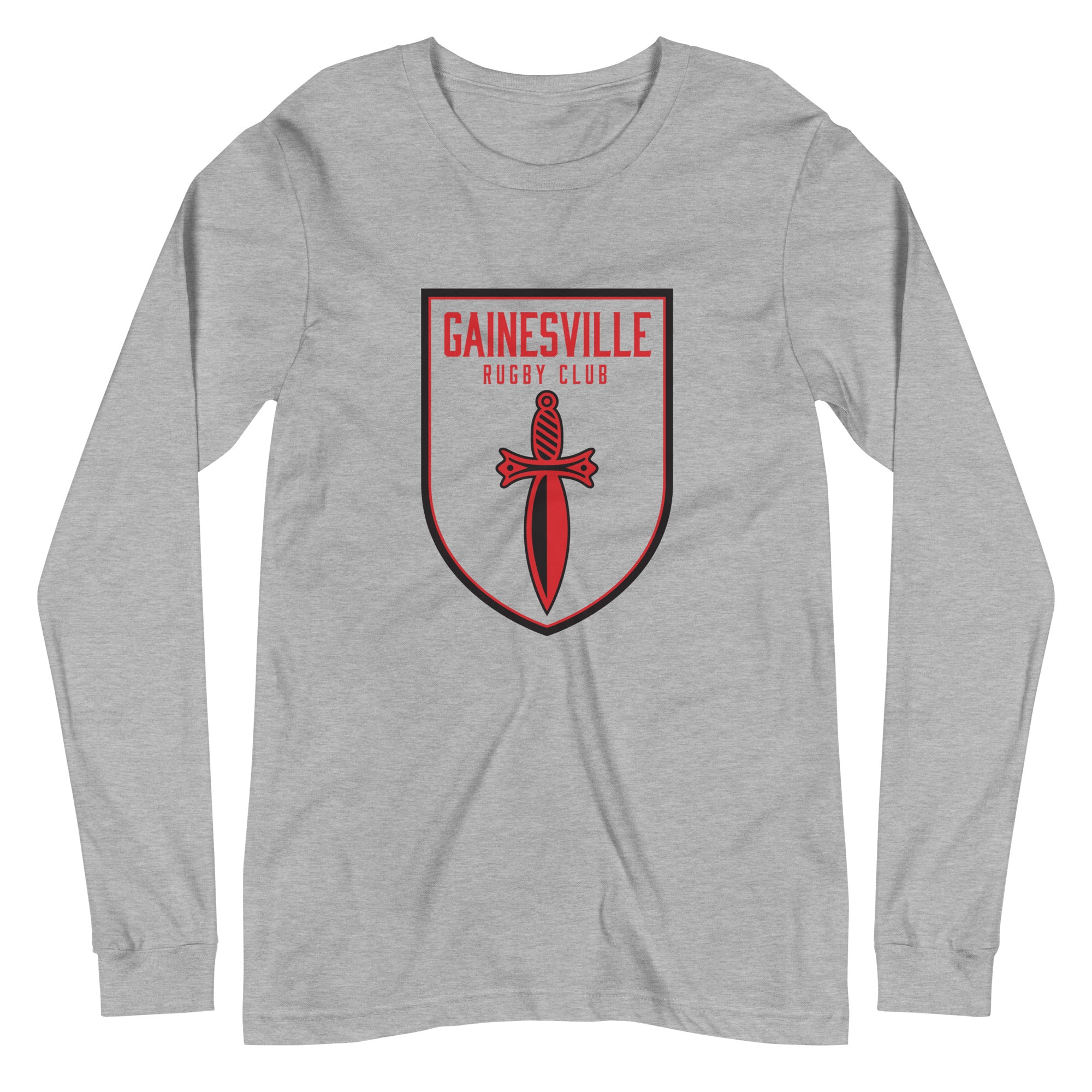 Gainesville Spartans RFC Long Sleeve Social T-Shirt - Comfortable & Stylish Rugby Apparel for Fans, Team Spirit & Casual Wear