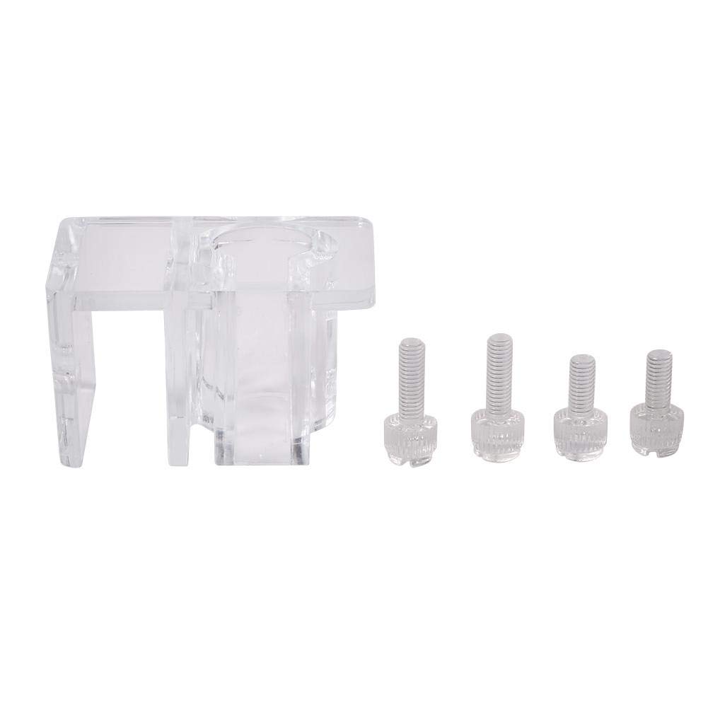 Acrylic Fish Tank Filter Pipe Clip Holder - Secure Mount for Outflow & Inflow Water Hose Tubes - Perfect for Aquarium, Hydroponics & Water Filtration Systems