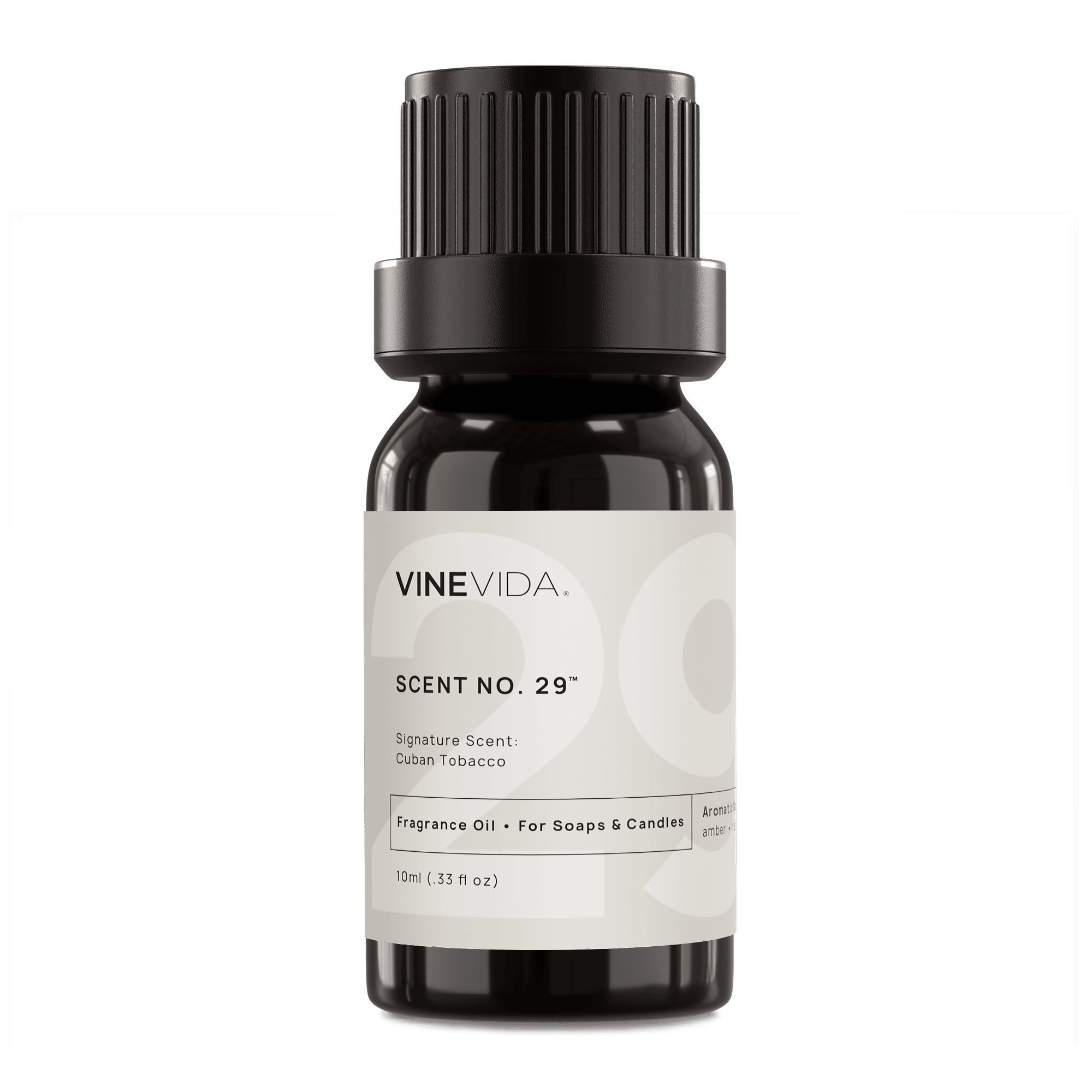 NO. 29 Cuban Tobacco Fragrance Oil - Premium Scent for Handmade Soaps, Candles & Diffusers - Long Lasting Aroma for Home, Spa & Relaxation
