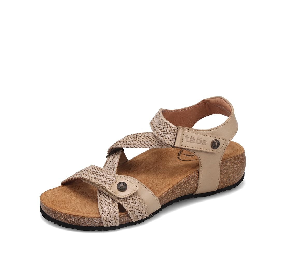 Taos Women's Trulie Comfortable Sandals - Lightweight Walking Shoes with Arch Support for Travel, Beach & Summer Outfits